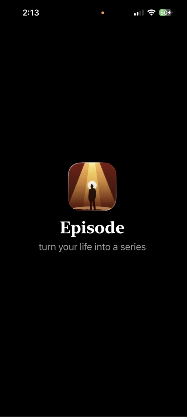 Episode launch screen