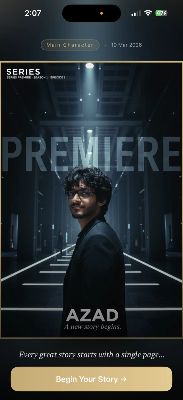 Series premiere poster