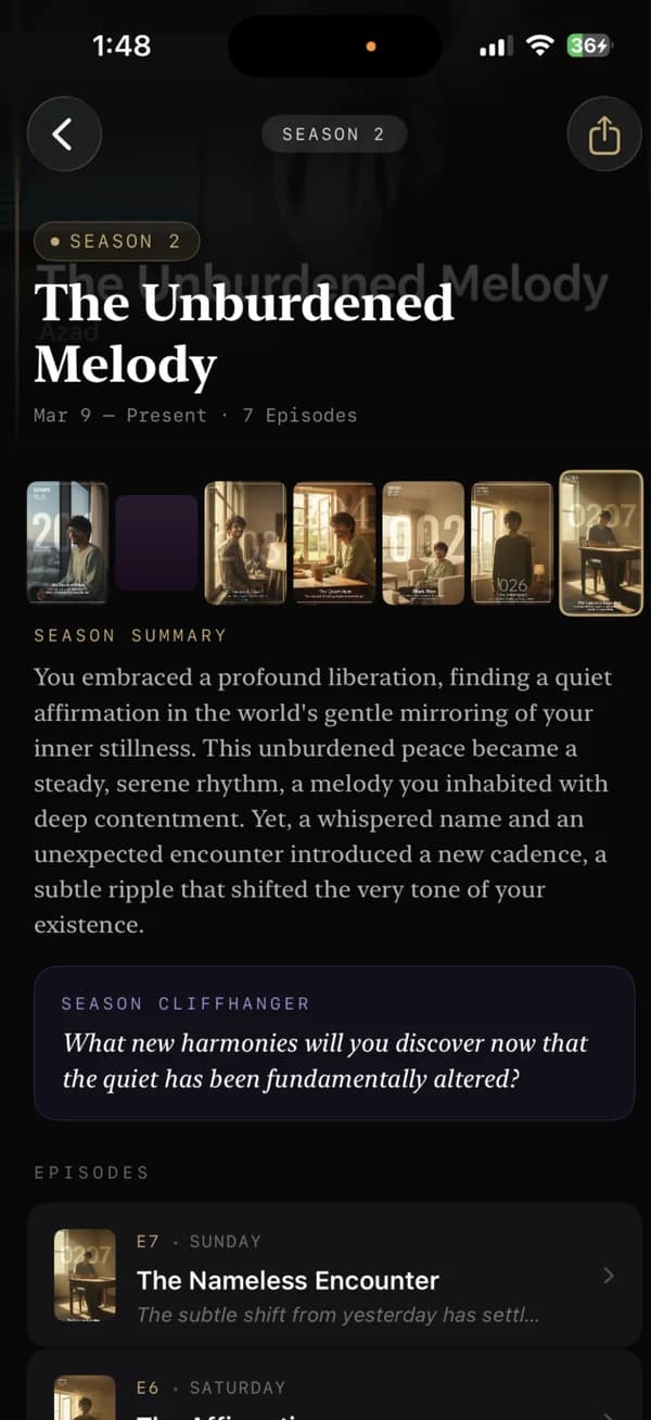 Season recap with every episode poster