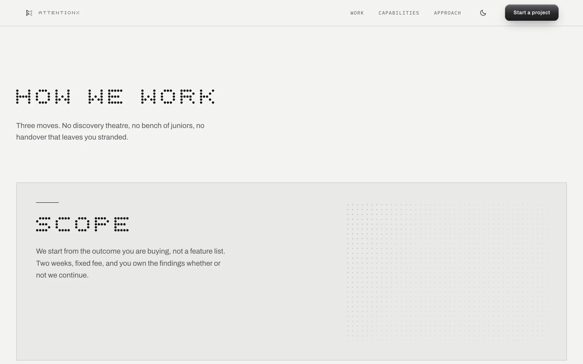 How we work