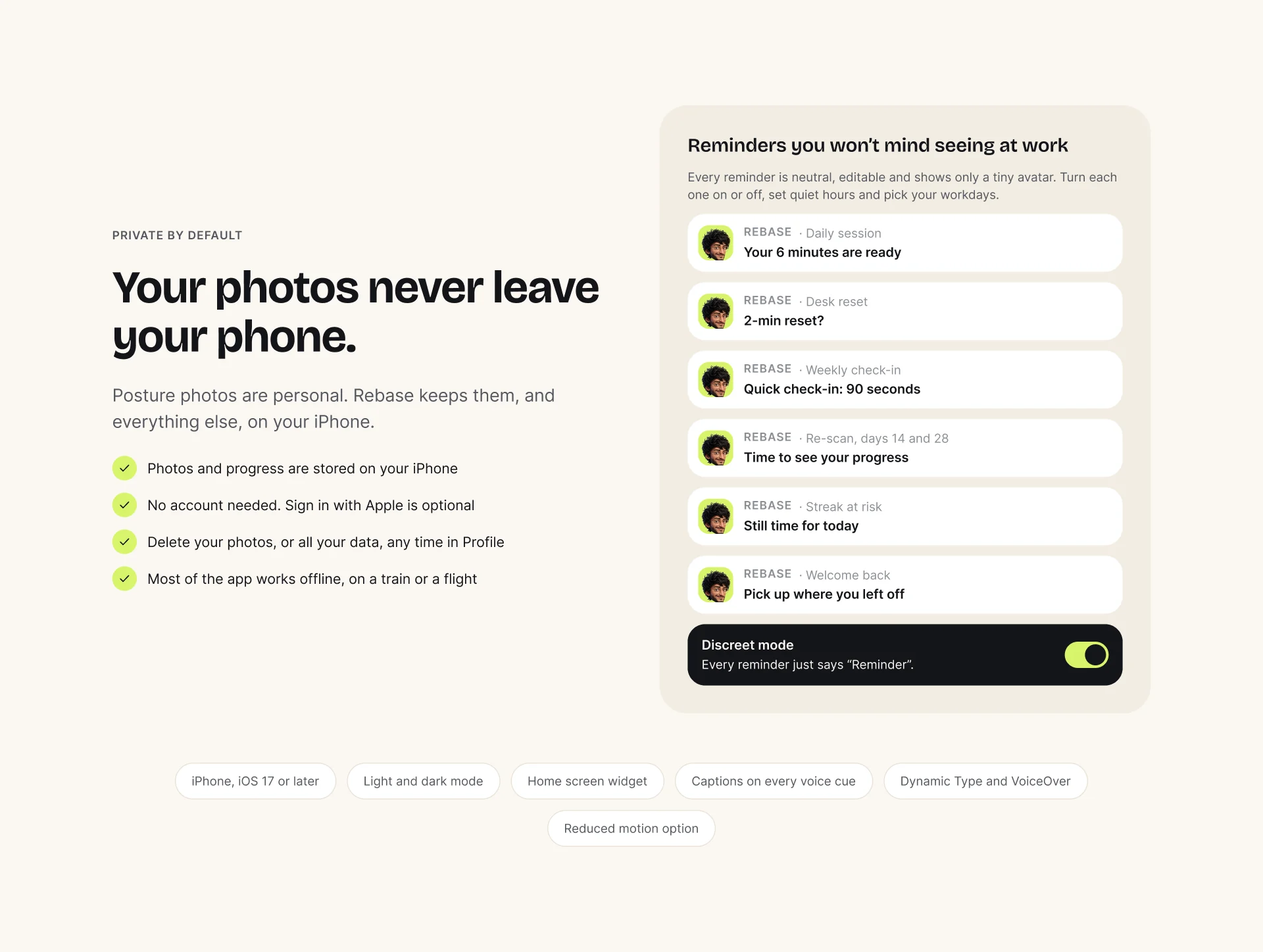 Private by default